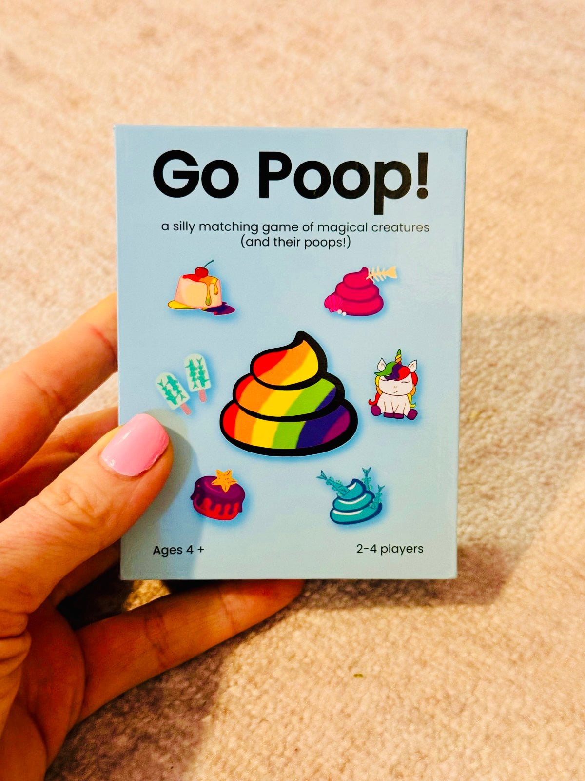 Go Poop! Silly Card Game for Kids on the Go