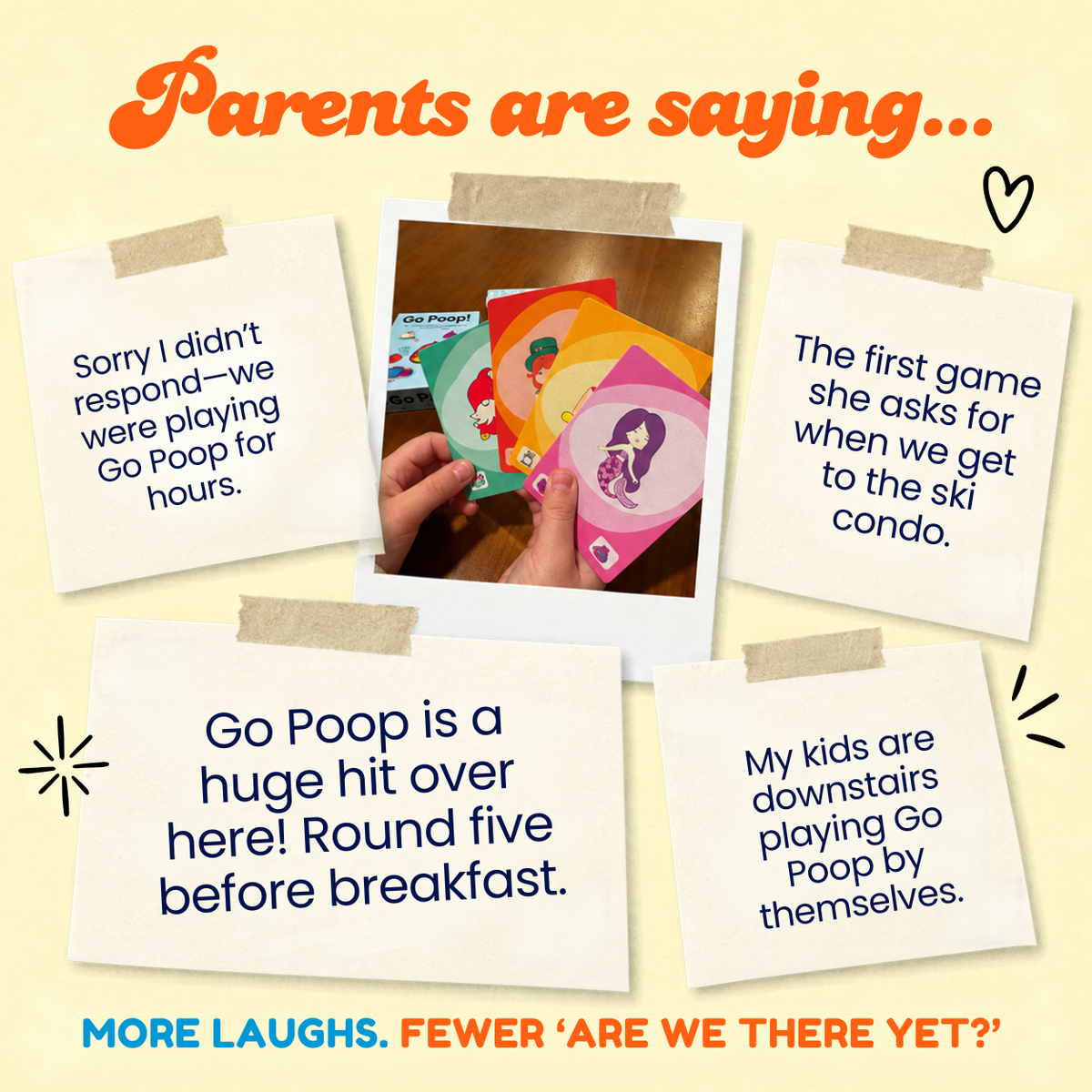 Go Poop! Silly Card Game for Kids on the Go